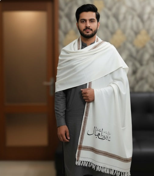 Custom Name Winter Black Shawls