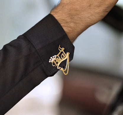 Cast Urdu Cufflinks