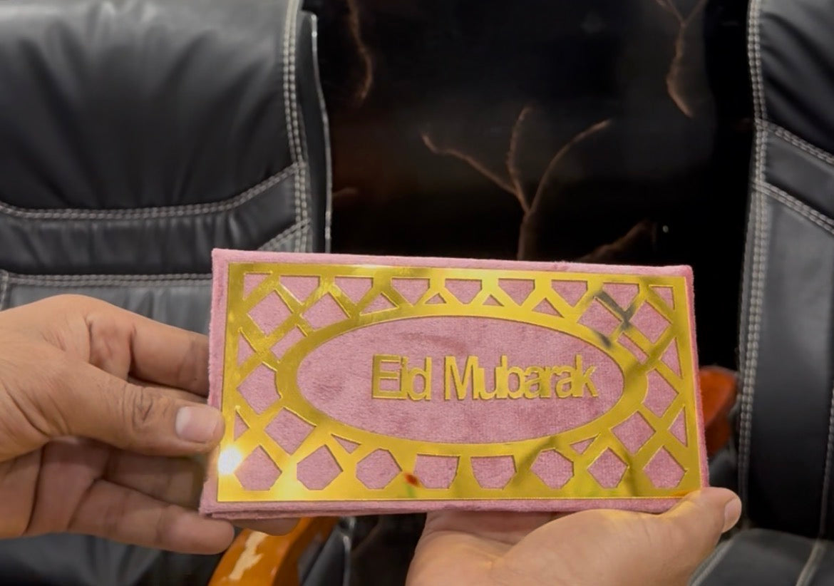 Valvet Eid Card Box