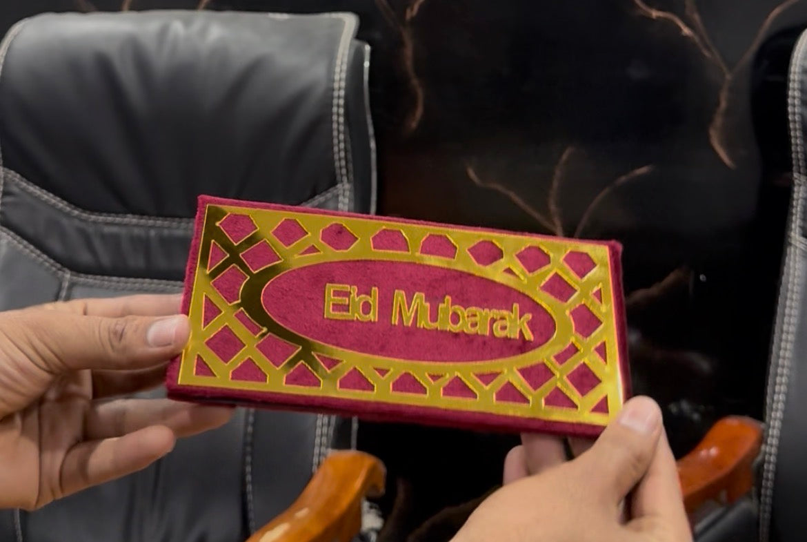Valvet Eid Card Box
