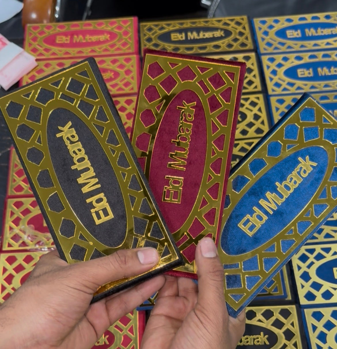 Valvet Eid Card Box