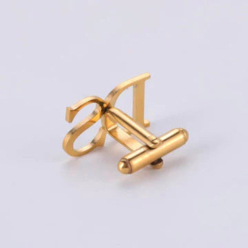 Two Alphabet Cufflinks